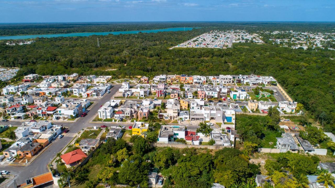 Casa Moderna En Segura Residencial Hacienda Chetumal Villa Buitenkant foto